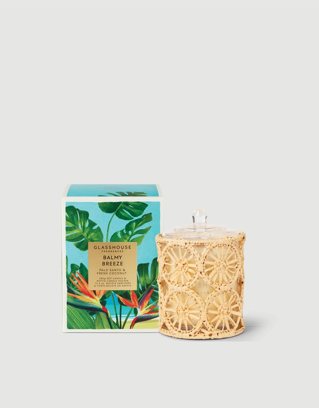 Glasshouse Fragrances - Balmy Breeze 380g Soy Candle