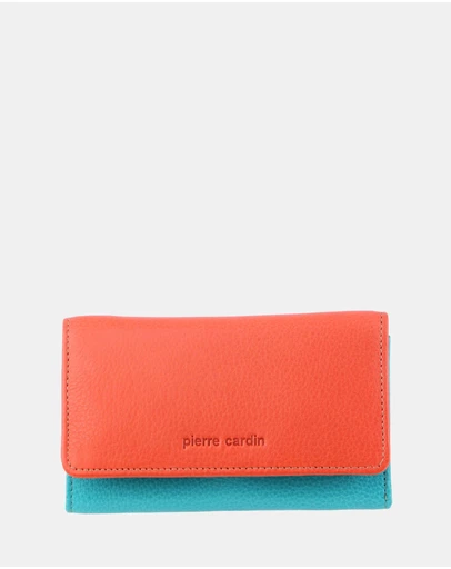 Pierre Cardin - Pierre Cardin MultiColour Leather Ladies Tri-Fold Wallet