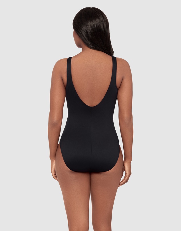Miraclesuit Swimwear  - Costa D'Oro Temptress Plunge Neck Shaping Swimsuit