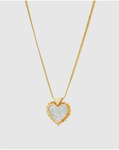 Karen Walker - Flaming Mother of Pearl Necklace 45cm
