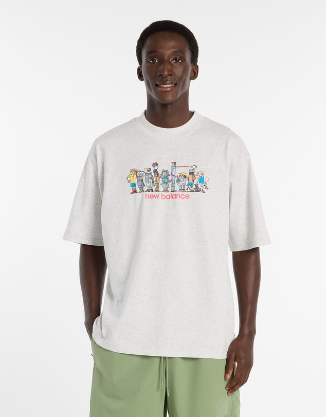 New Balance - Ghica Line Up Oversized T-Shirt