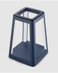 Lexon - Lexon Lantern Portable Lamp With Built-In Wireless Charger - Blue