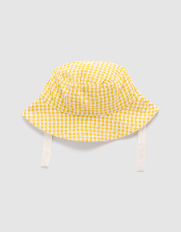 Purebaby - Floral Reversible Bucket Hat-Kids-Babies