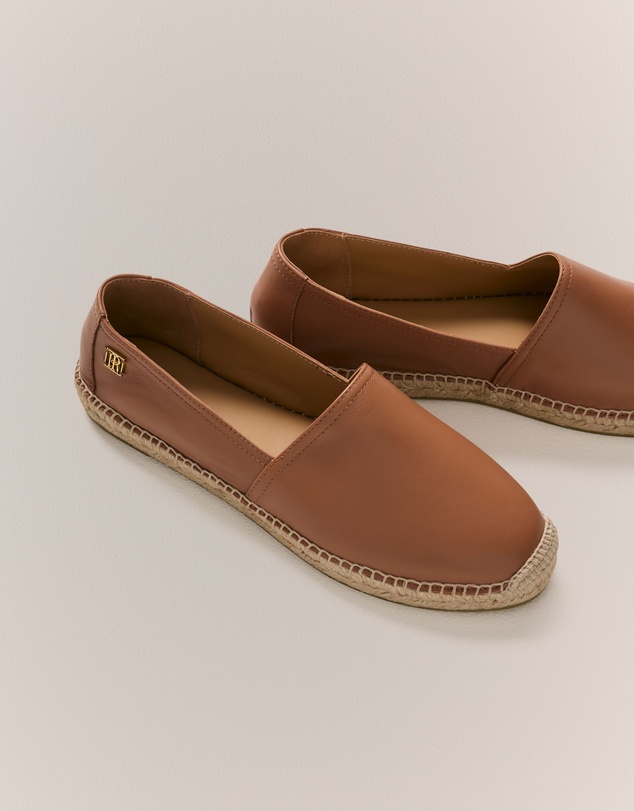 Trenery - Tallow Espadrille Flat in Russet
