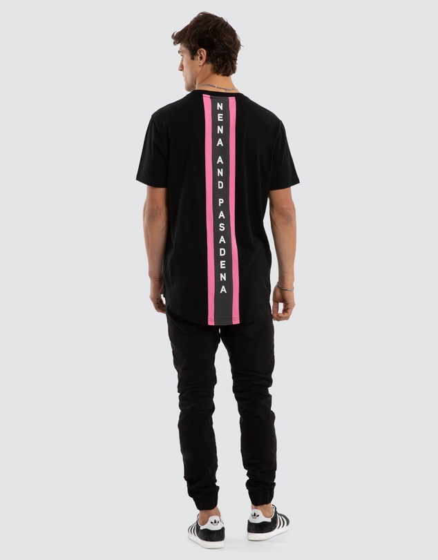 Nena & Pasadena - Linear Dual Curved Tee