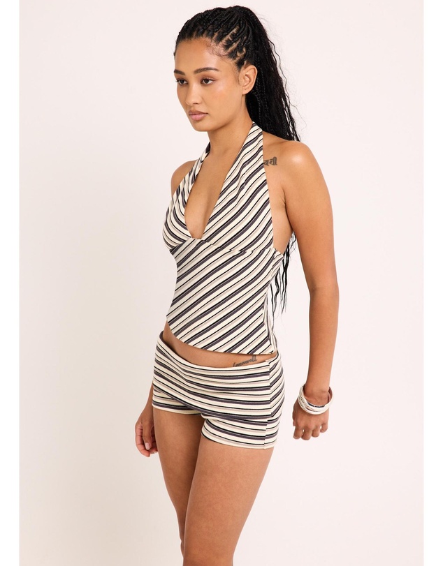 Insight - Danni Stripe Halter Top