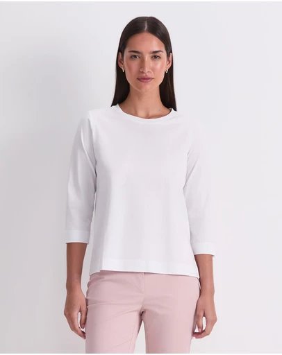 Sportscraft - Mercerised Cotton 3/4 Sleeve Tee