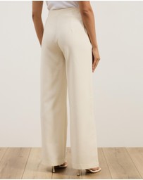 Atmos&Here - Vaila Tailored Wide Leg Pants