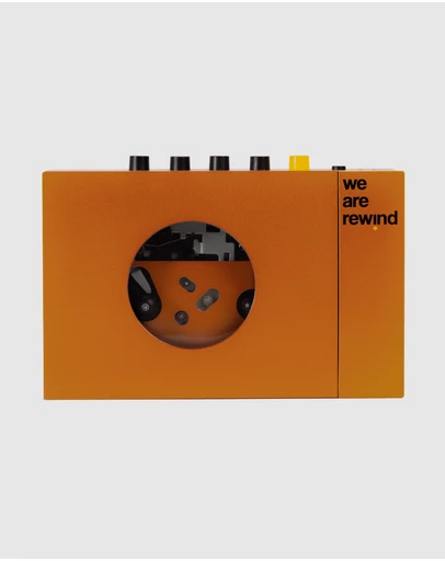 We Are Rewind - We Are Rewind Portable Cassette Player & Recorder - Serge, Orange