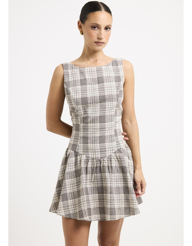 Subtitled - Guava Shirred Mini Dress