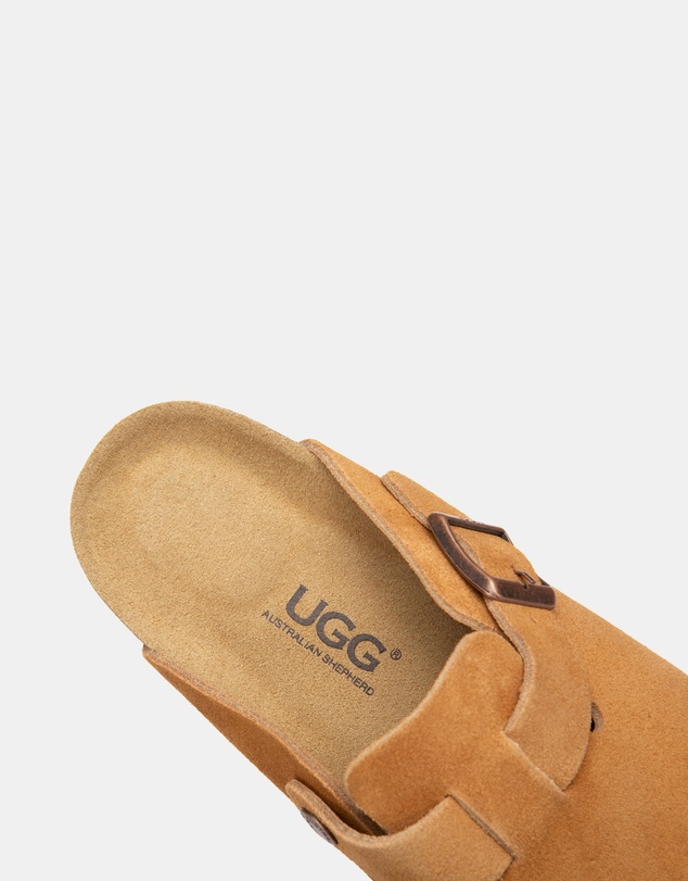EVERAU - Australian Shepherd Ugg Berrin Cow Suede Upper Loafer Oxfords Flats