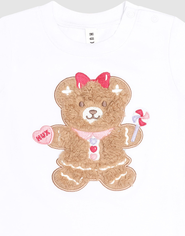 Huxbaby - Christmas Gingerbread Huxette Tee - Babies-Kids