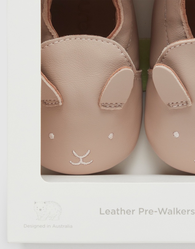 Purebaby - Leather Pull On Slipper-Babies