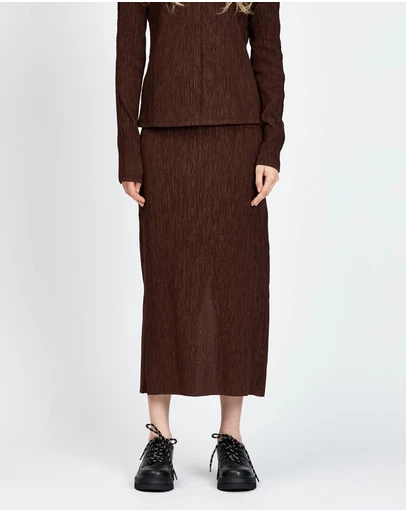 bul - Sisu Midi Skirt Chocolate