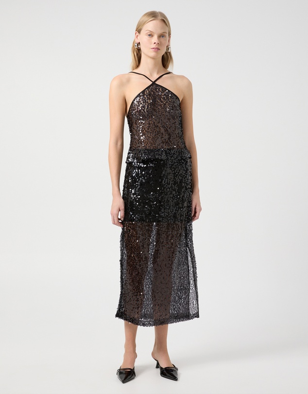 Third Form - Reflection Sequin Midi Skirt