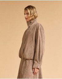 MVN - Faux Suede Bomber