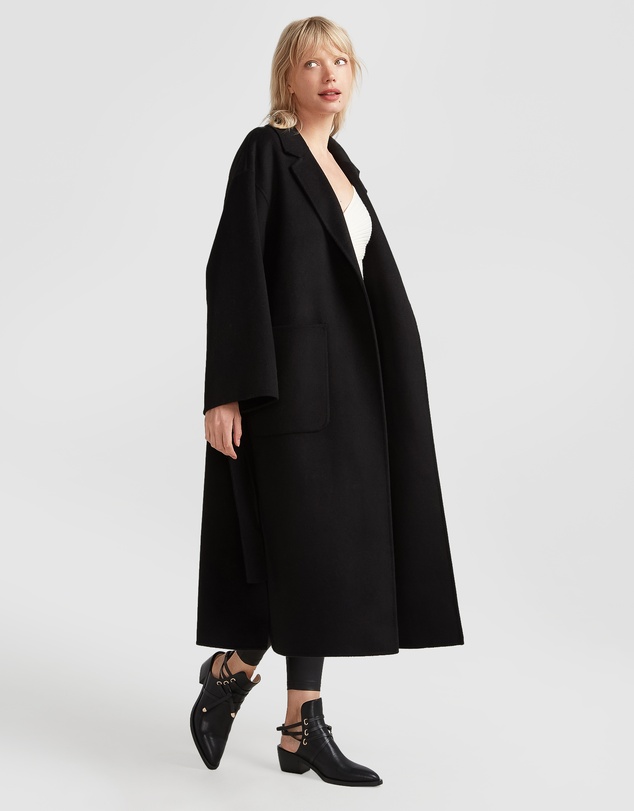 Belle & Bloom - Wide Awake Split Hem Overcoat