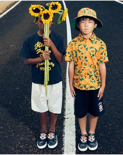 Kenzo Kids - Short Sleeves Tee-Shirt - Kids-Teens