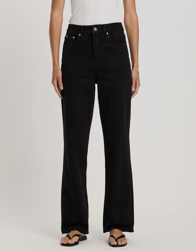 Atmos&Here - Mary Mid Rise Straight Leg Jeans