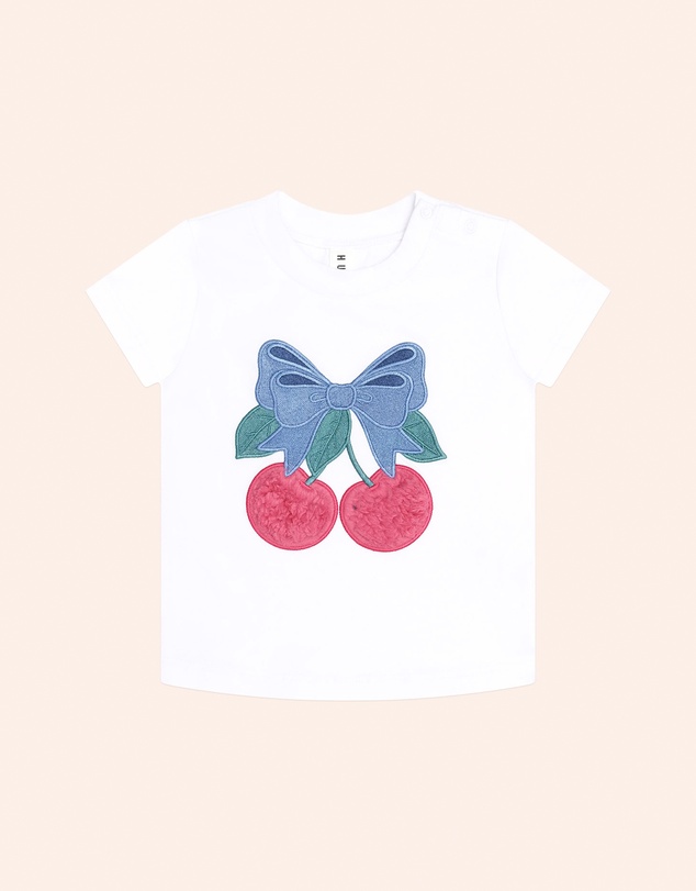 Huxbaby - Cherry Bow Tee - Babies-Teens