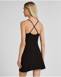 Hunkemoller - Jersey Lace Bow Slipdress