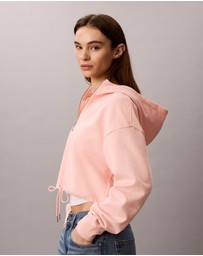 Calvin Klein Jeans - Monologo Terry Cropped Hoodie