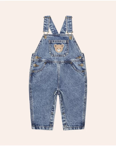 Huxbaby - Dreamy Denim Overalls - Babies-Kids