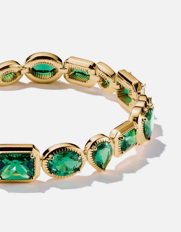 THOMAS SABO - THOMAS SABO Elyndra Bracelet with Green Stones