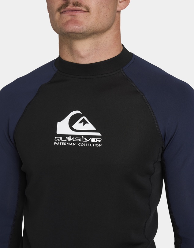 Quiksilver - Mens Watermans Panel Heater Long Sleeve Rash Vest