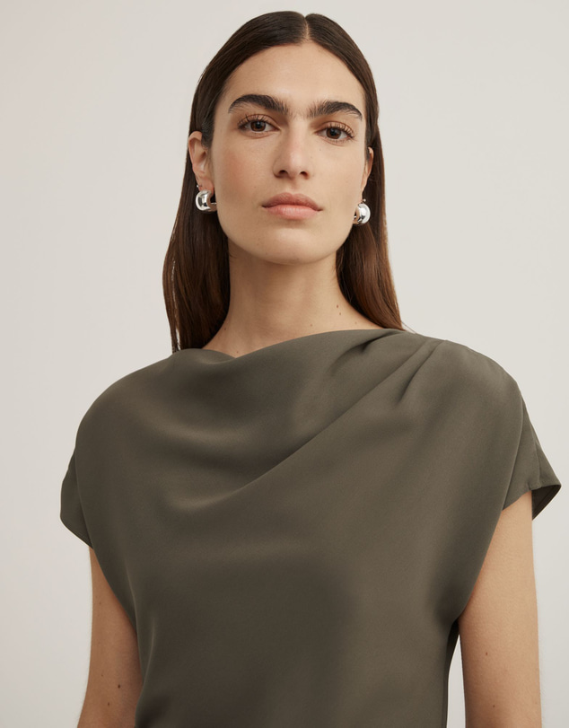 Witchery - Cowl Neck Crepe Top
