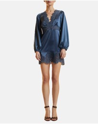 Cynthia Rowley - Satin Lace Mini Dress