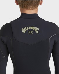 Billabong - Boys 8 to 16 4/3mm Furnace Natural Chest Zip Steamer Wetsuit