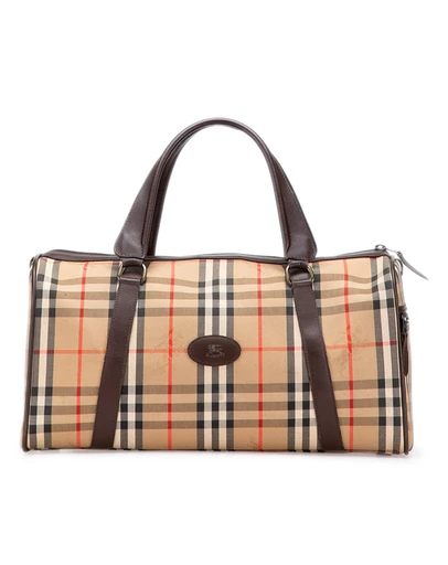 Pre-Loved by Azura Reborn - Pre-Loved Haymarket Check Canvas Travel Bag