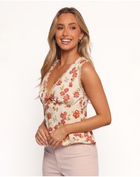 Petal & Pup - Lorelai Top - Ivory Floral