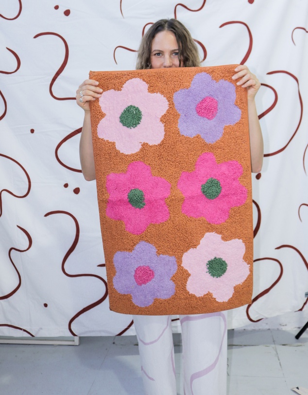 Mosey Me - Flowerbed Bath Mat