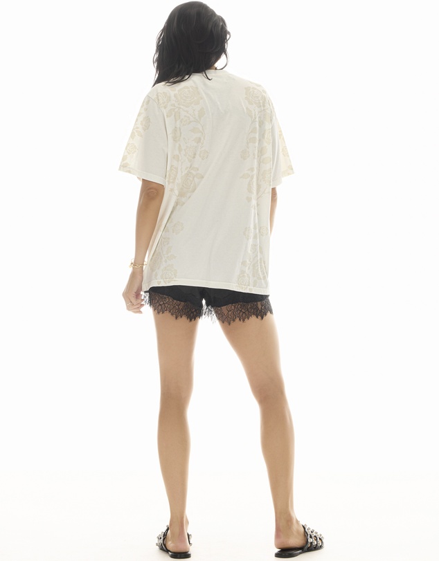 THE TALES - Distorted White Rose Tee