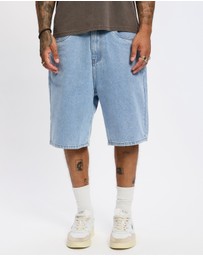 S Double - Emb 5 Pocket Shorts