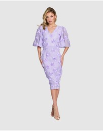 Romance by Honey and Beau - Khloe Bell Sleeve Dress