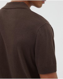 AERE - Linen Blend Knit Shirt