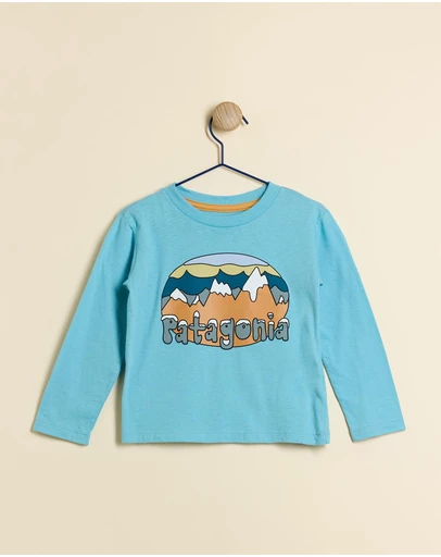 Patagonia - Long-Sleeved Fitz Roy Flurries T-Shirt - Babies