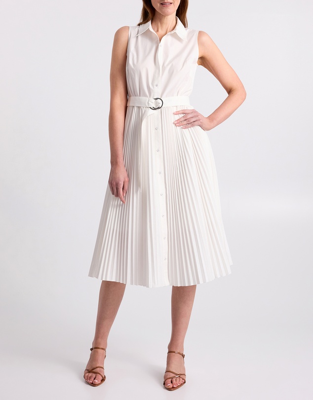 David Lawrence - Tehile Pleat Shirt Dress
