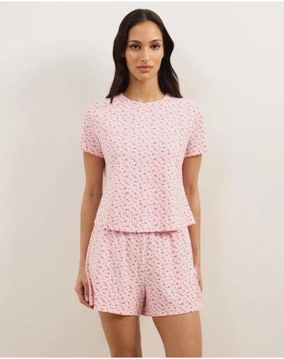Atmos&Here - Rue Short Sleeve T-Shirt Pyjama Set
