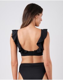 UNE PIECE - Frill Classic Square Neck Bralette Bikini Top