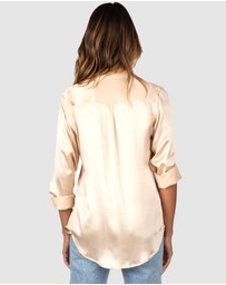 CAMIXA - Satin Silk Shirt