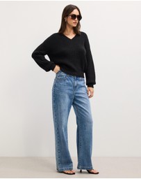 The Fated - Tyler V-Neck Knit Jumper