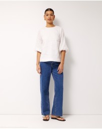 AERE - Sadie Linen Top