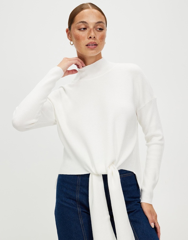 Honey and Beau - Raise Up Tie Top