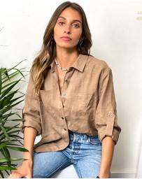 CAMIXA - Luna Oversize Linen Shirt