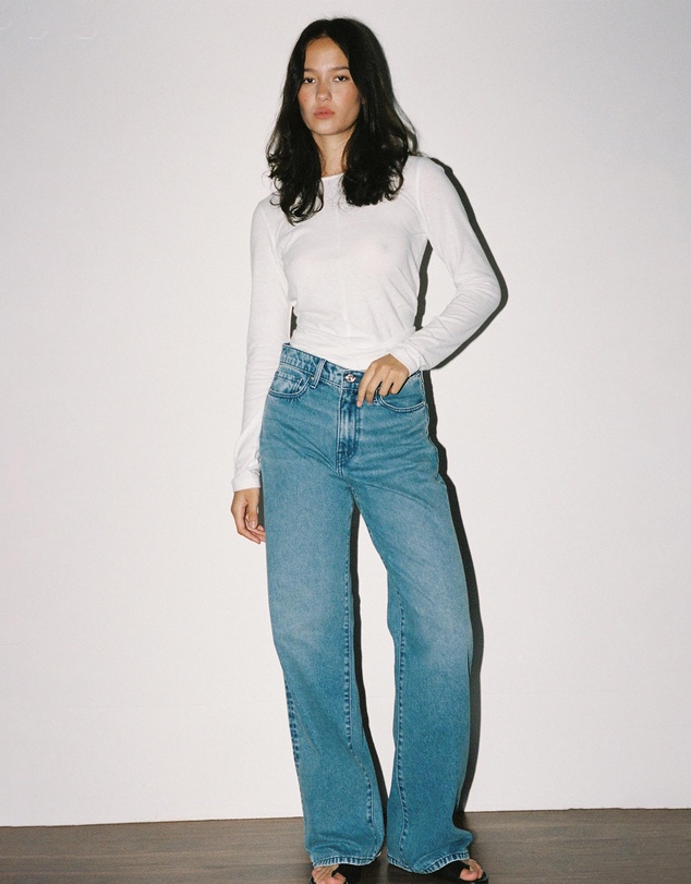Outland Denim - Olive Cooke x Outland Denim Mid Slouchy Wide Jeans