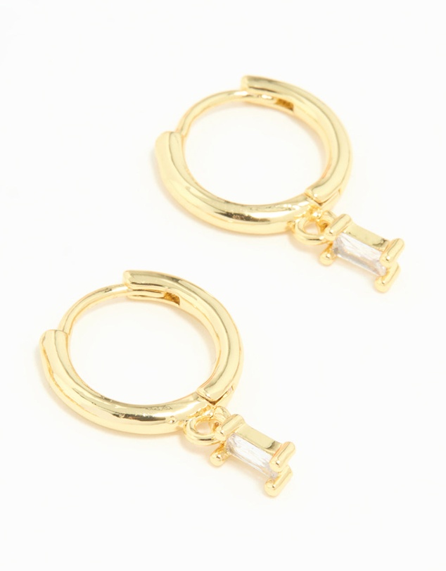 Lovisa - Gold Plated Brass Cubic Zirconia Chain & Stud Earrings 3-Pack